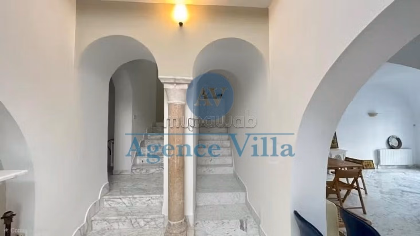 For rent a villa with pool in Carthage Amilcar