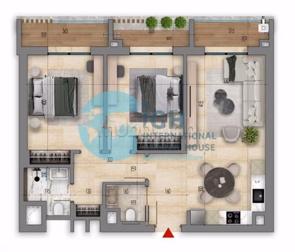 For rent: Contemporary & Elegant Apartment with View