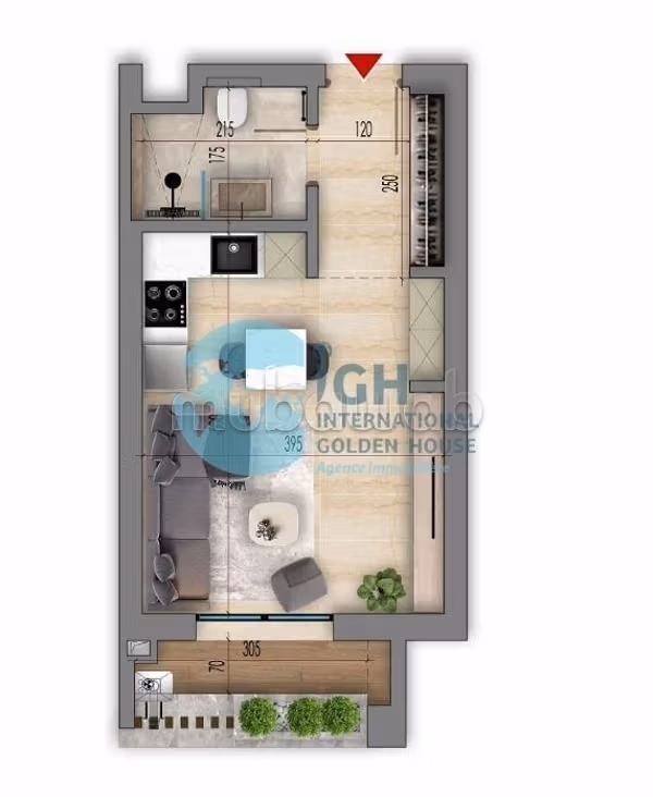 For rent: Contemporary & Elegant Apartment with View