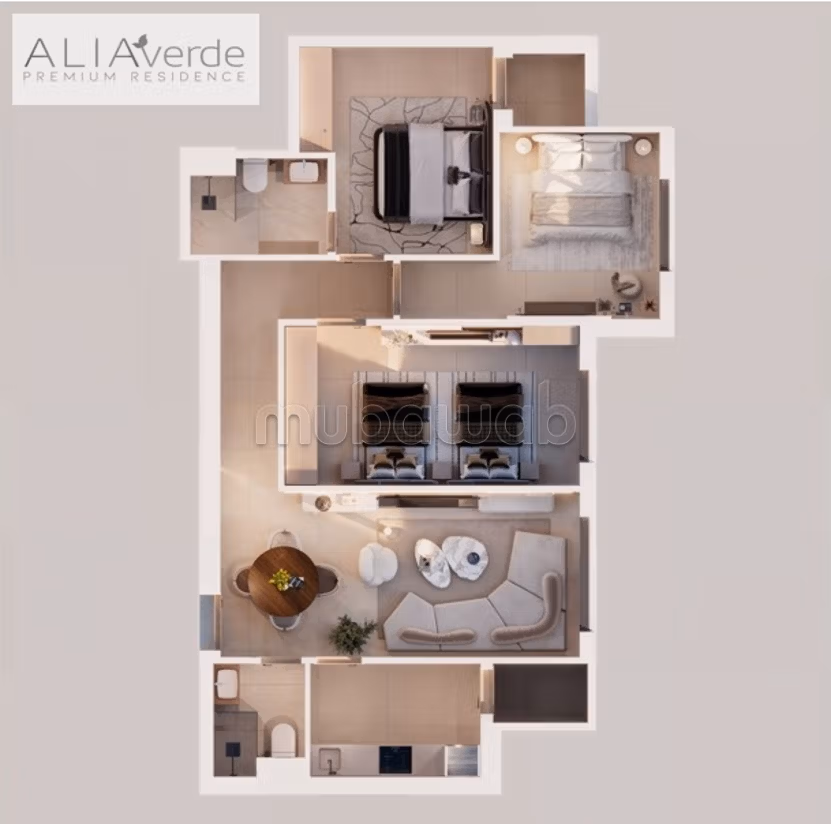 Appartement Moyen Standing Tanger 63 m² — 4