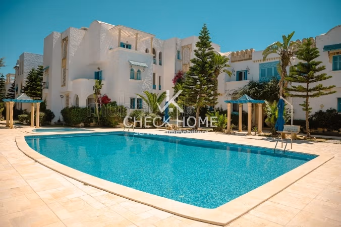 A vendre s1 Yasmine Hammamet, 2 parking, Cellier, Titre Bleu
