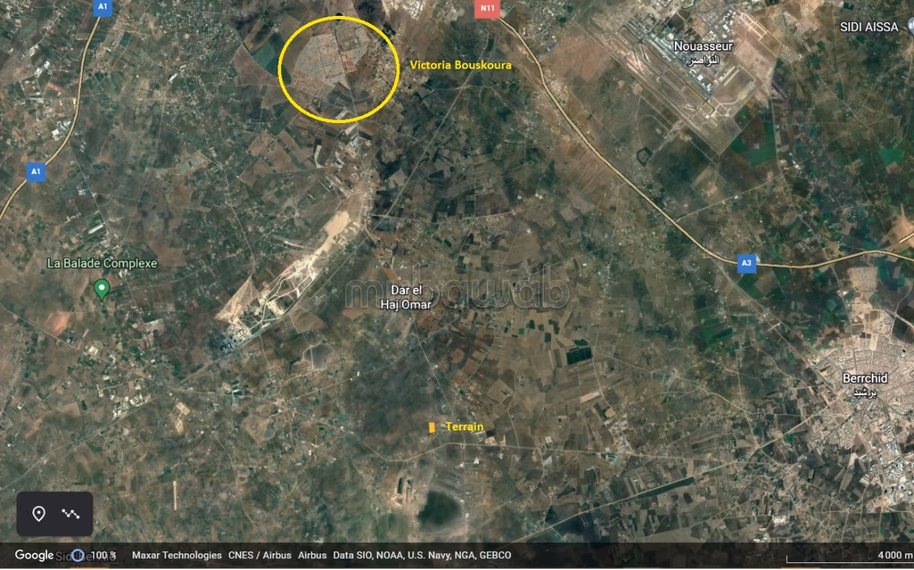 Luxury project 12400m² Bouskoura R2 permit