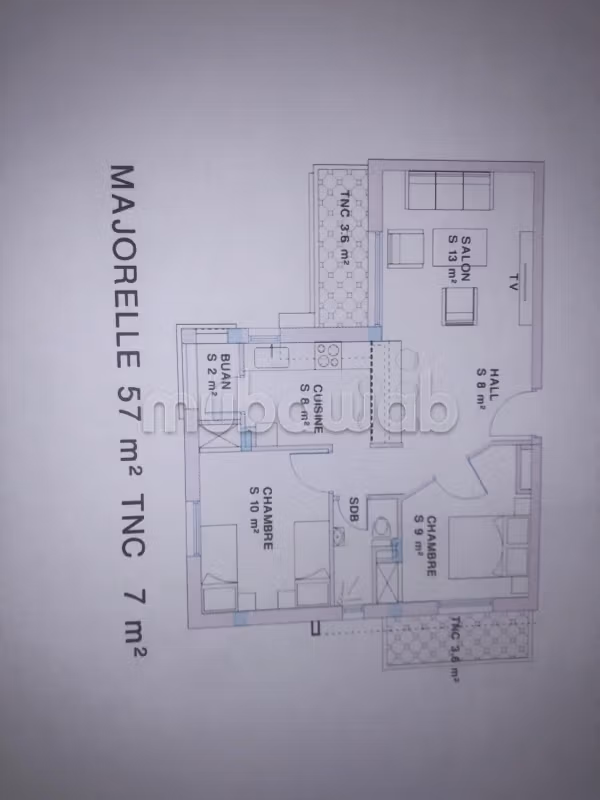 Appartement falazur 64m