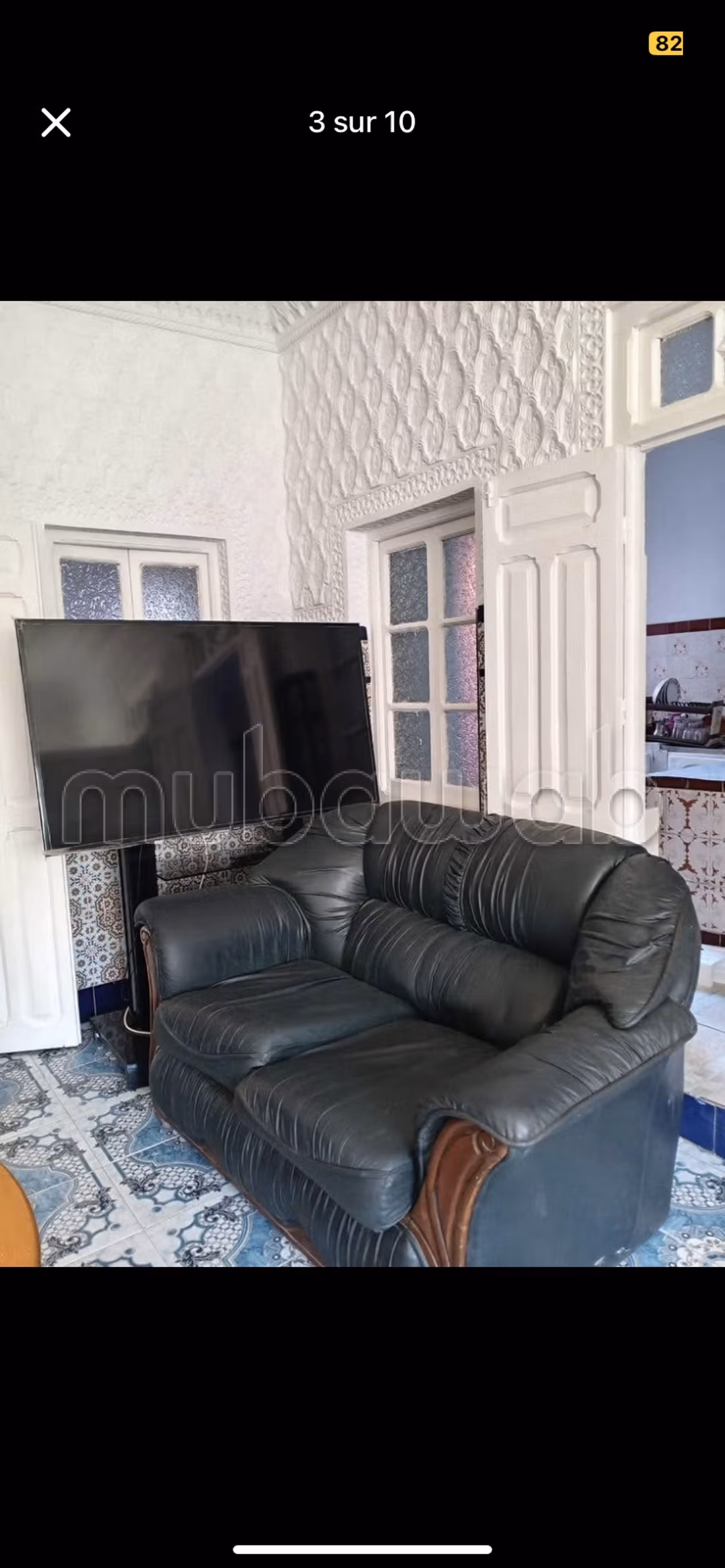 Affitta questo appartamento a Mounia. Superficie di 106 m². Ben arredato