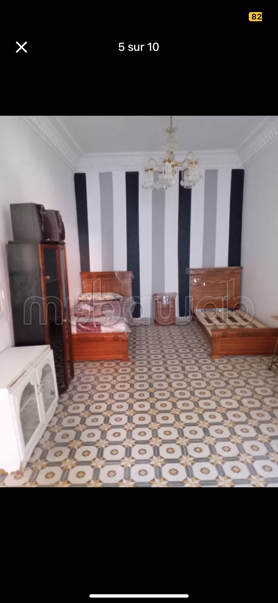 Affitta questo appartamento a Mounia. Superficie di 106 m². Ben arredato