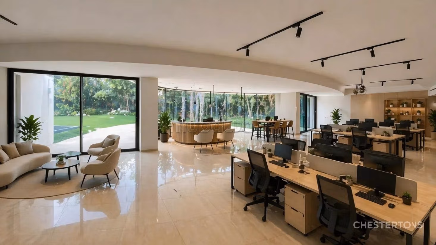 Prestigious offices for rent in Souissi, Rabat – 600 m²