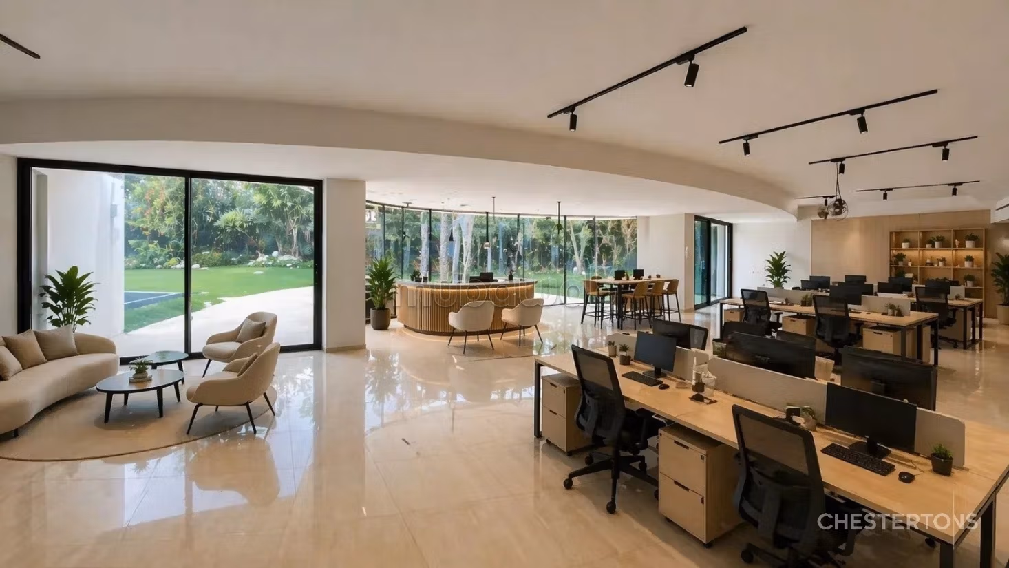 Prestigious offices for rent in Souissi, Rabat – 600 m²
