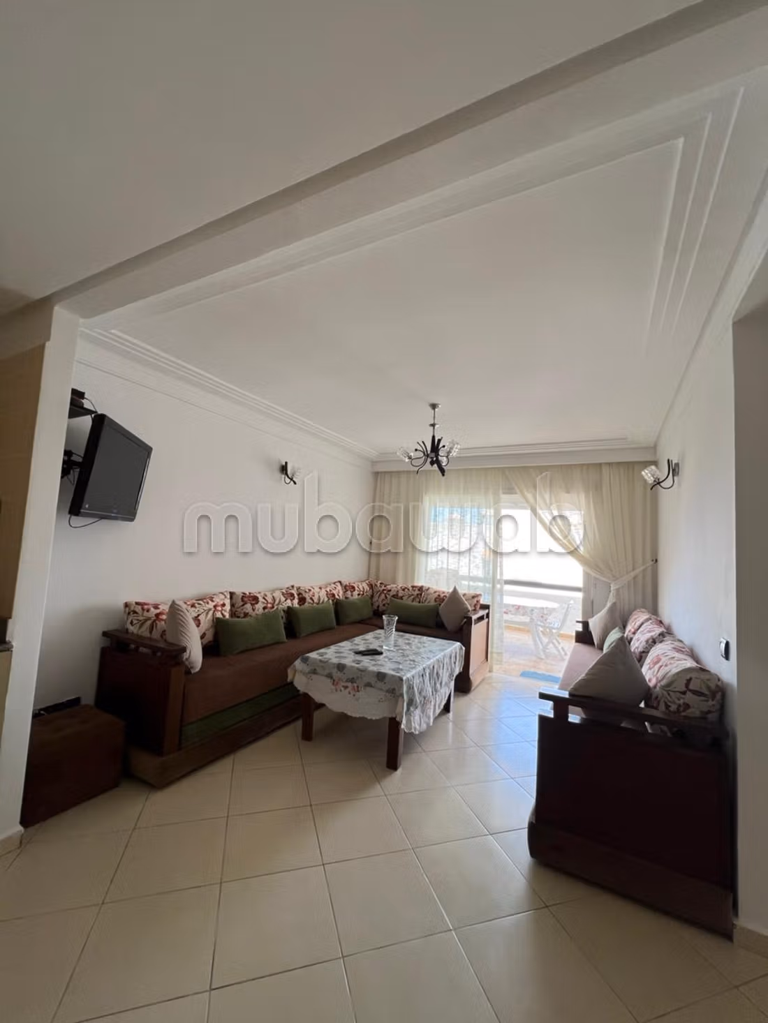 Bell'appartamento in affitto ad Asilah. 2 grandi stanze. Comfort totale con piscina e camino