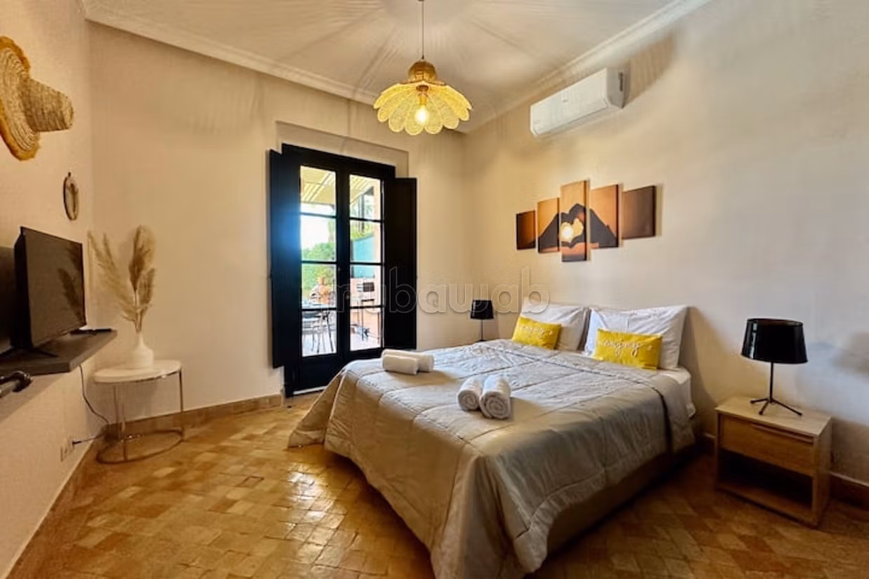Furnished 3-bedroom villa with pool in Palmeraie