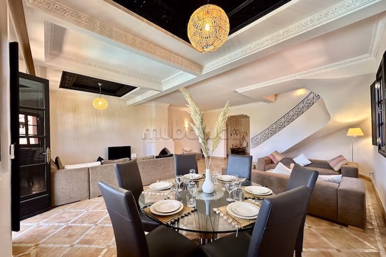 Furnished 3-bedroom villa with pool in Palmeraie