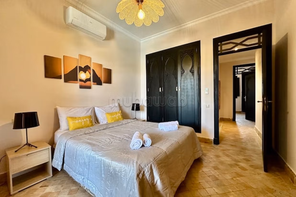 Furnished 3-bedroom villa with pool in Palmeraie