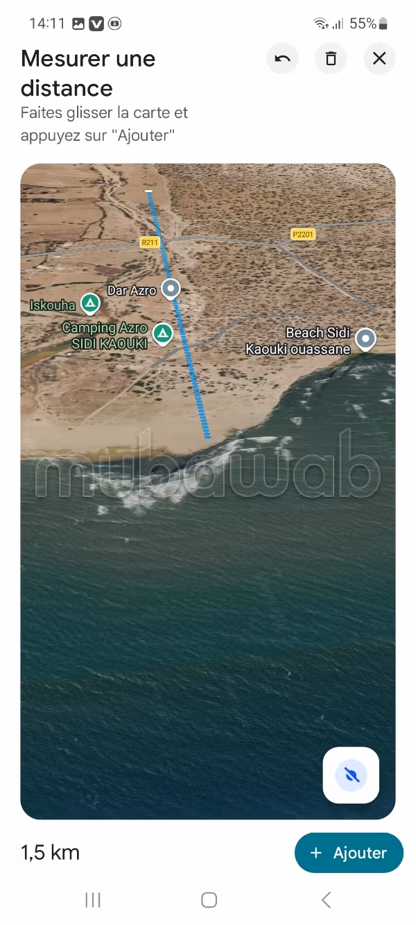 Terrain a vondre a sidi kaouki