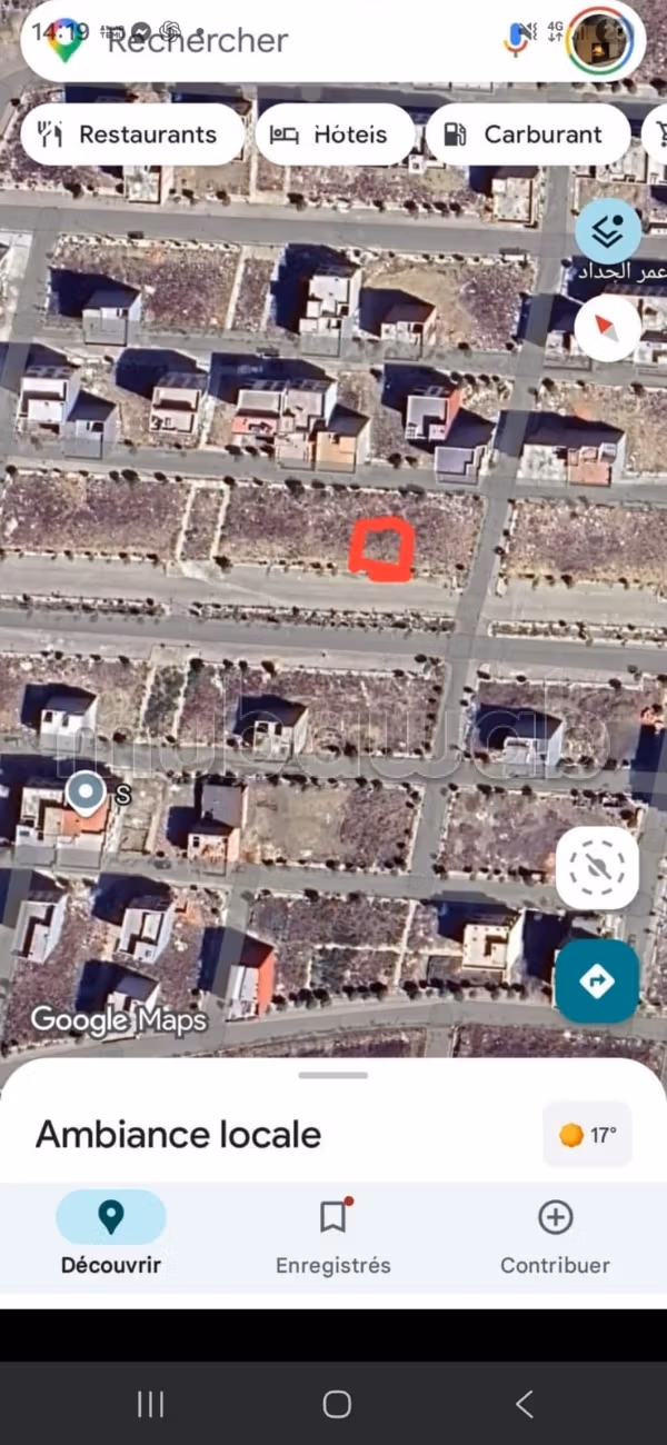 Terreno in vendita, lottizzazione El-Zamouri. Superficie 115 m²
