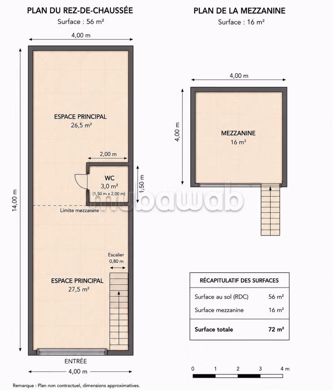 Nuovo spazio commerciale con soppalco - 72 m²