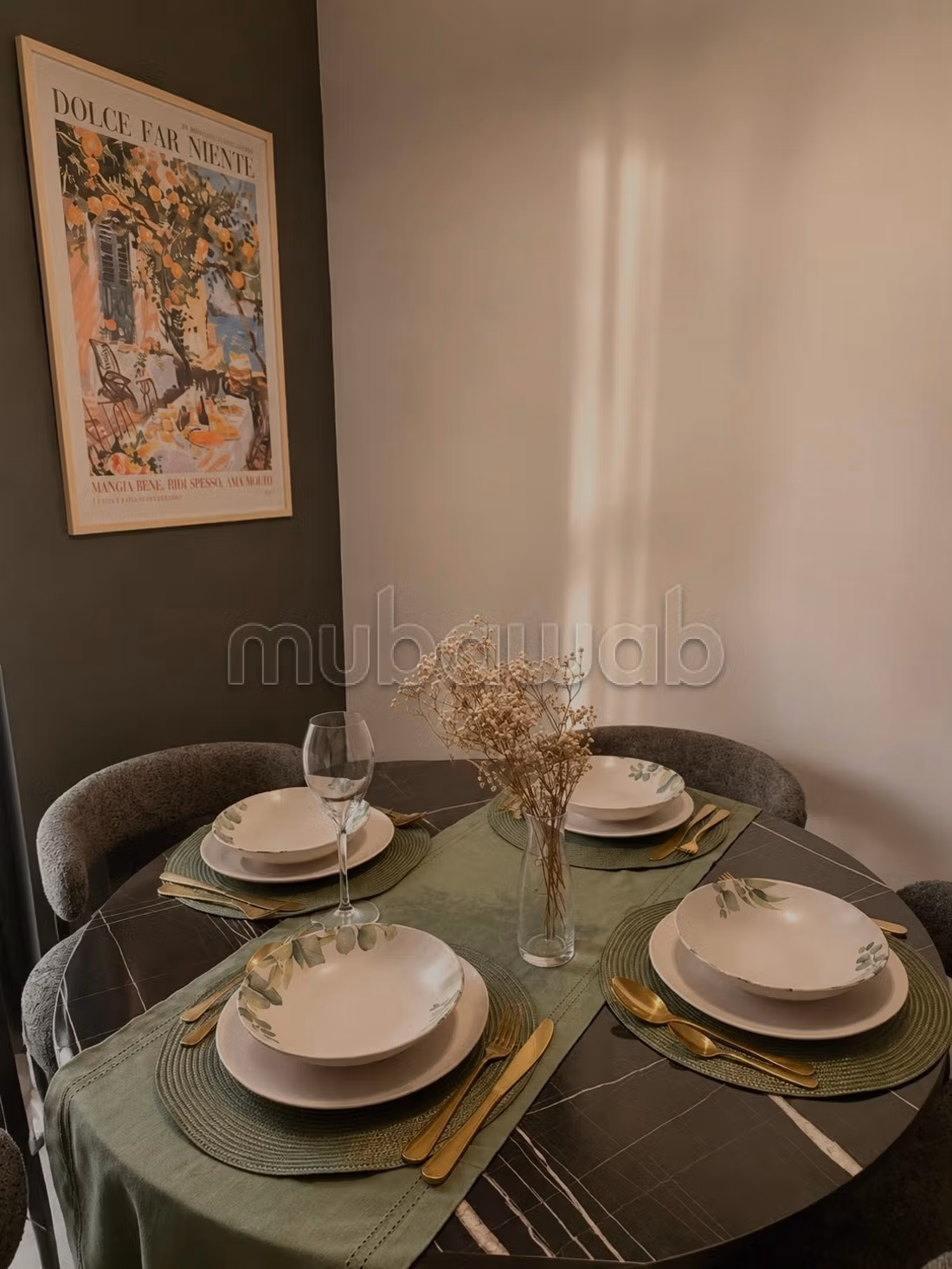 Posizione di un appartamento a Gauthier con terrazza arredata