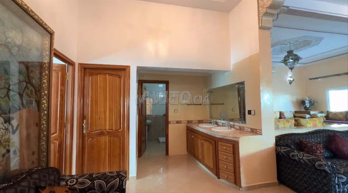 Verdieping van een gemeubileerde villa te huur in Fez
