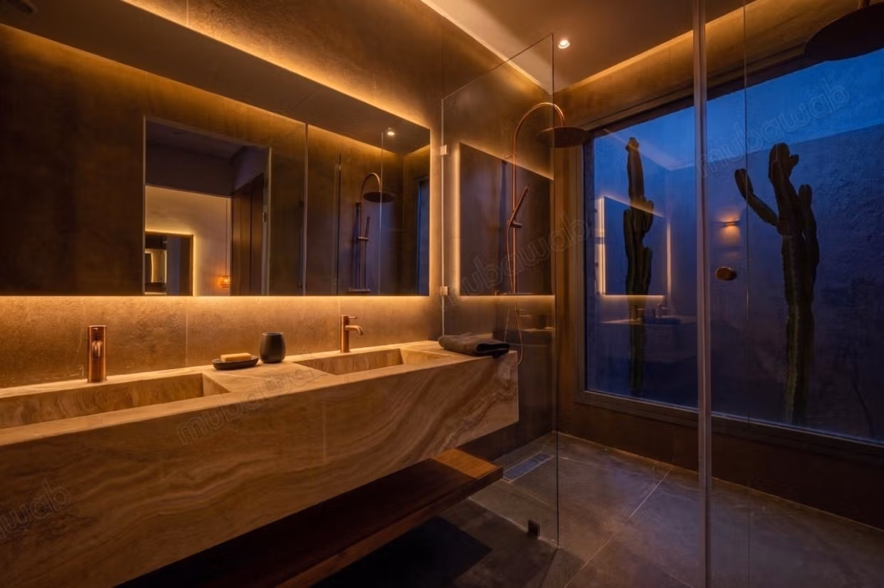Luxe villa te koop in Route de l'Ourika. 6 grote woonruimtes. Gebruikbare open haard, Groot zwembad