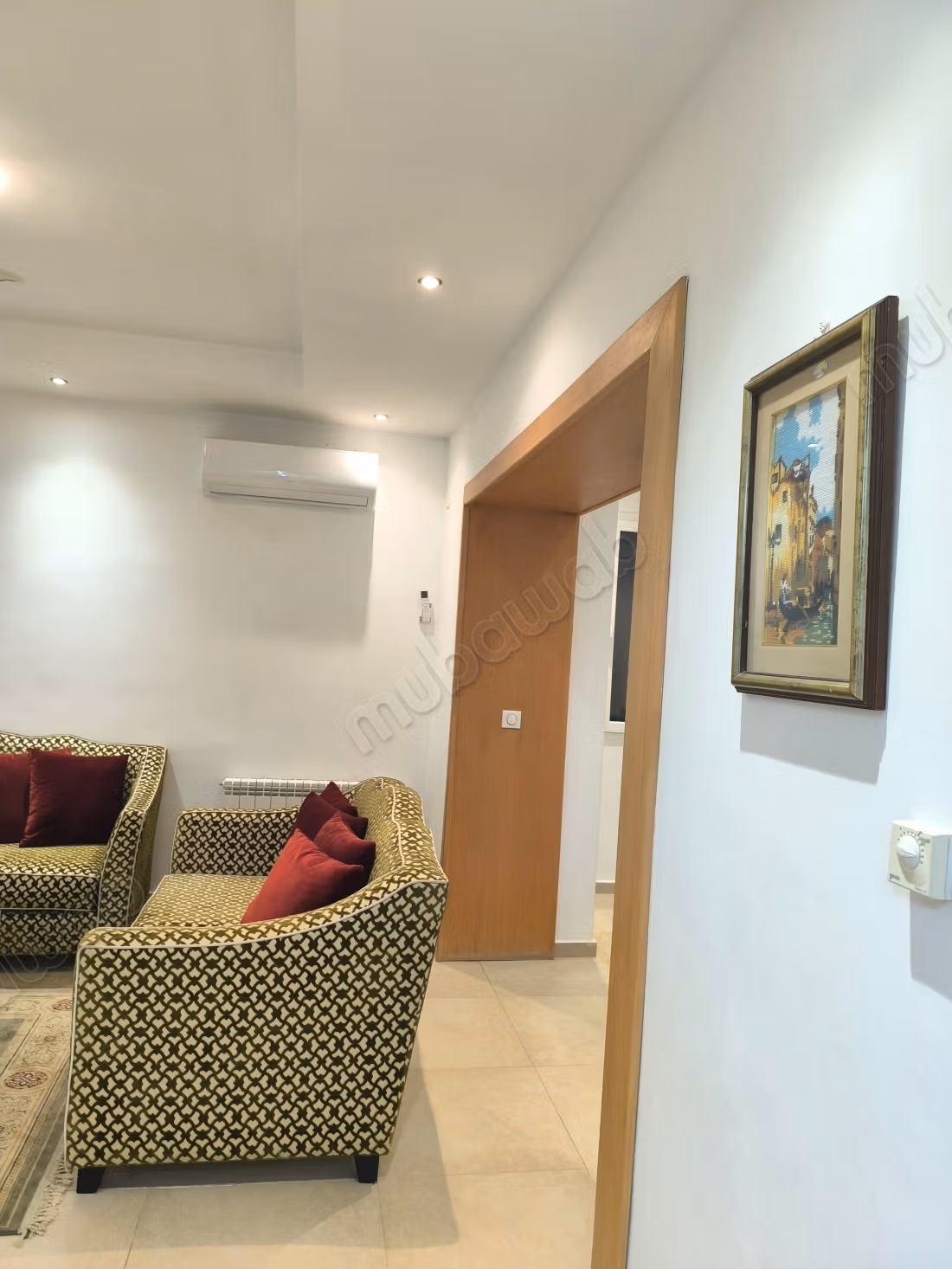 Très bel appartement en location à Gammarth Supérieur. Surface totale 150 m². Bien meublé