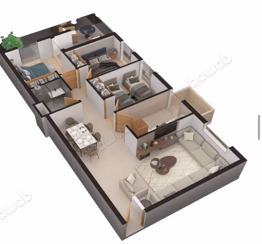 Vendita appartamento. 2 belle camere da letto