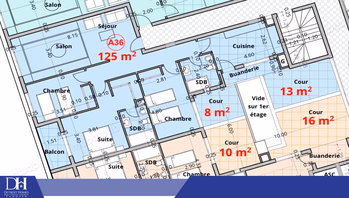 Appartement 125 m² à Centre — 2