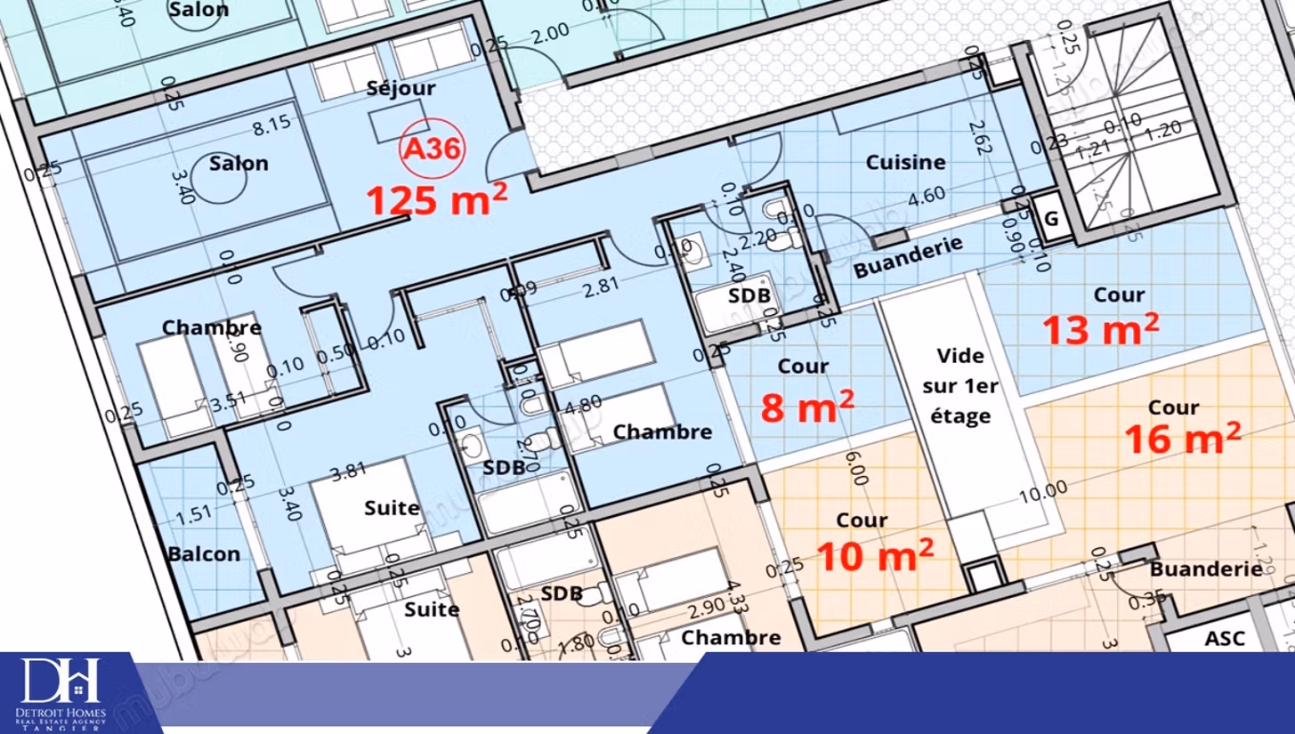 Appartement 125 m² à Centre — 3