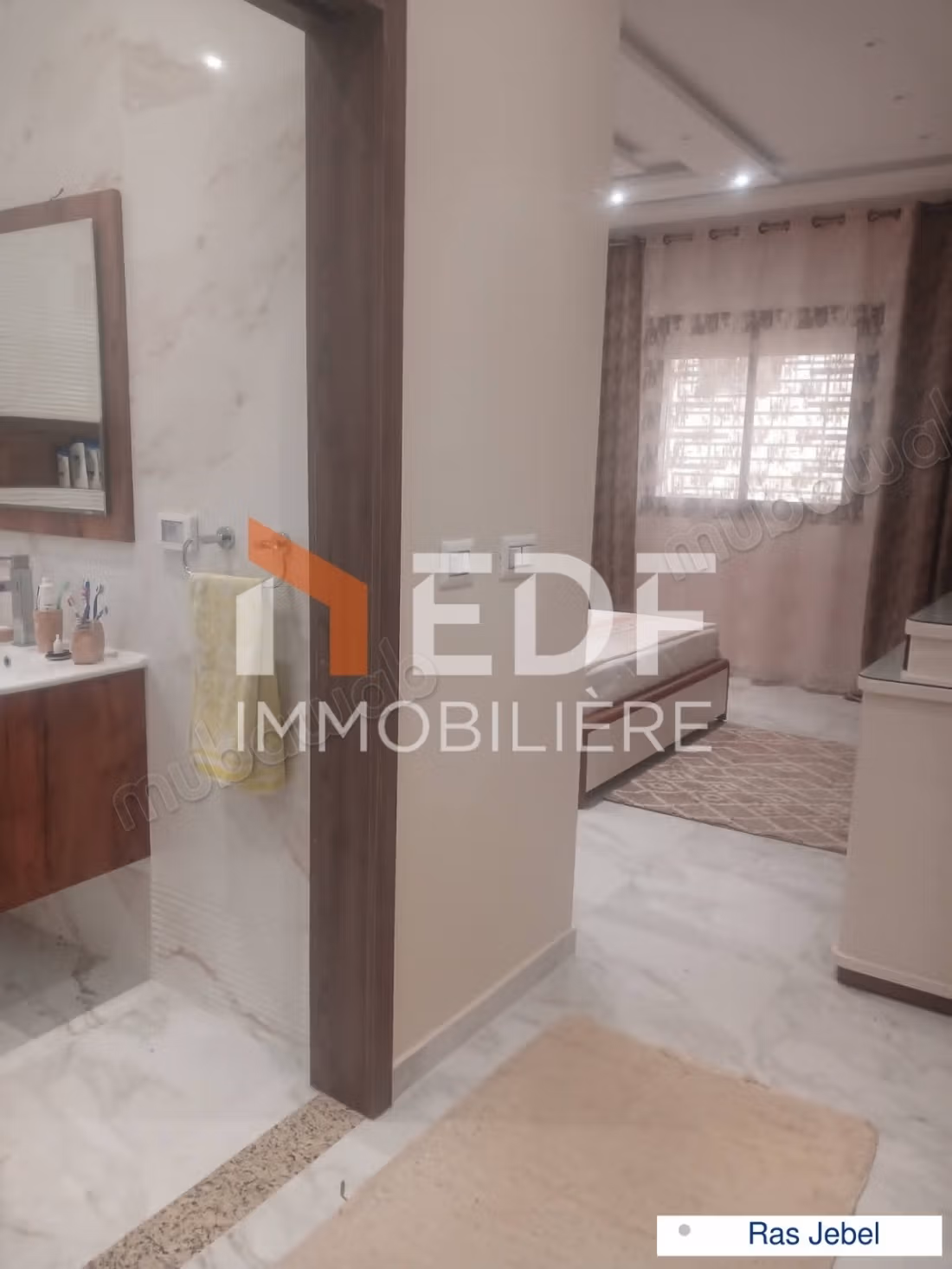 A Louer villa Meublée S3 à Ras Jebel, Bizerte