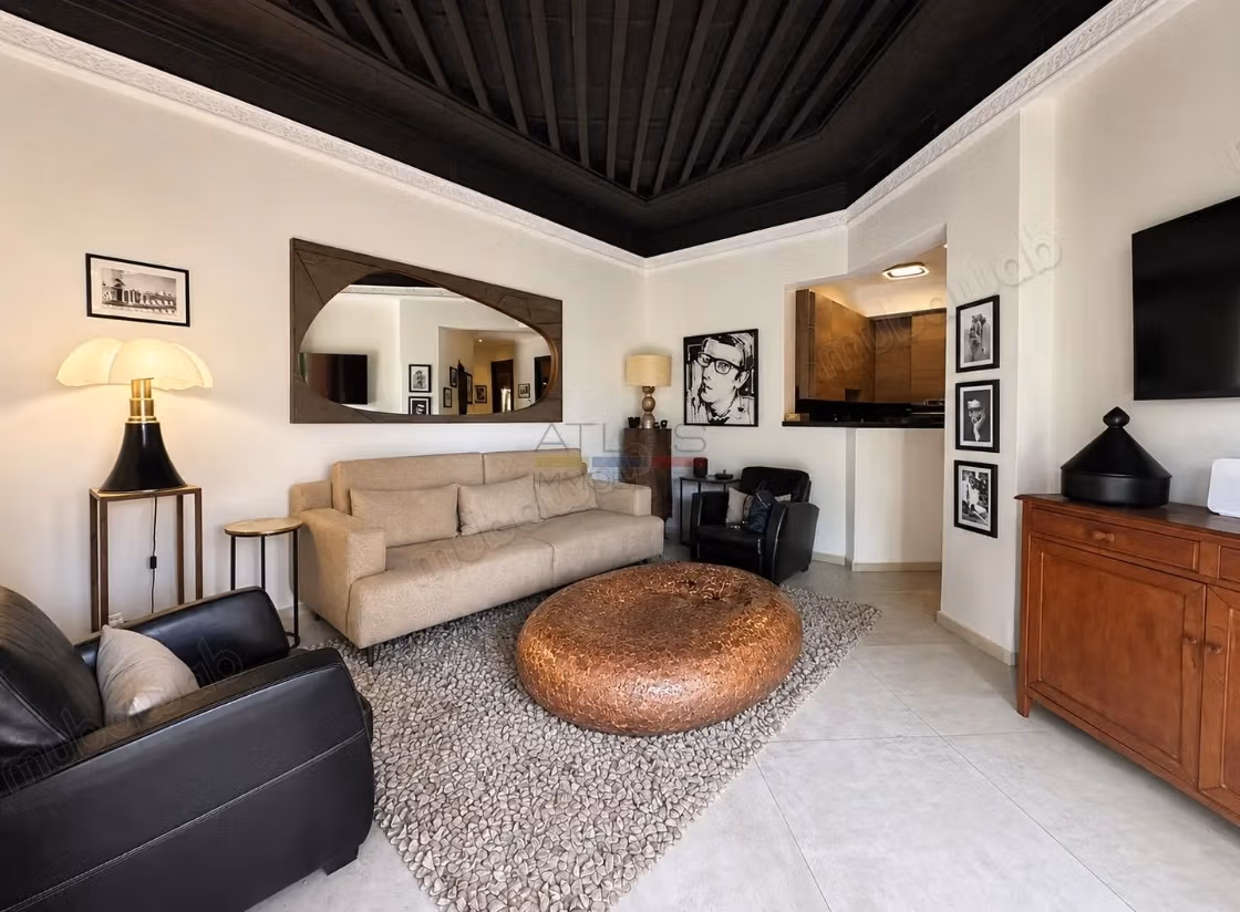 Renovated apartment with a large terrace in Palmeraie