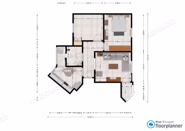 Appartement S2 Haut Standing Meublé