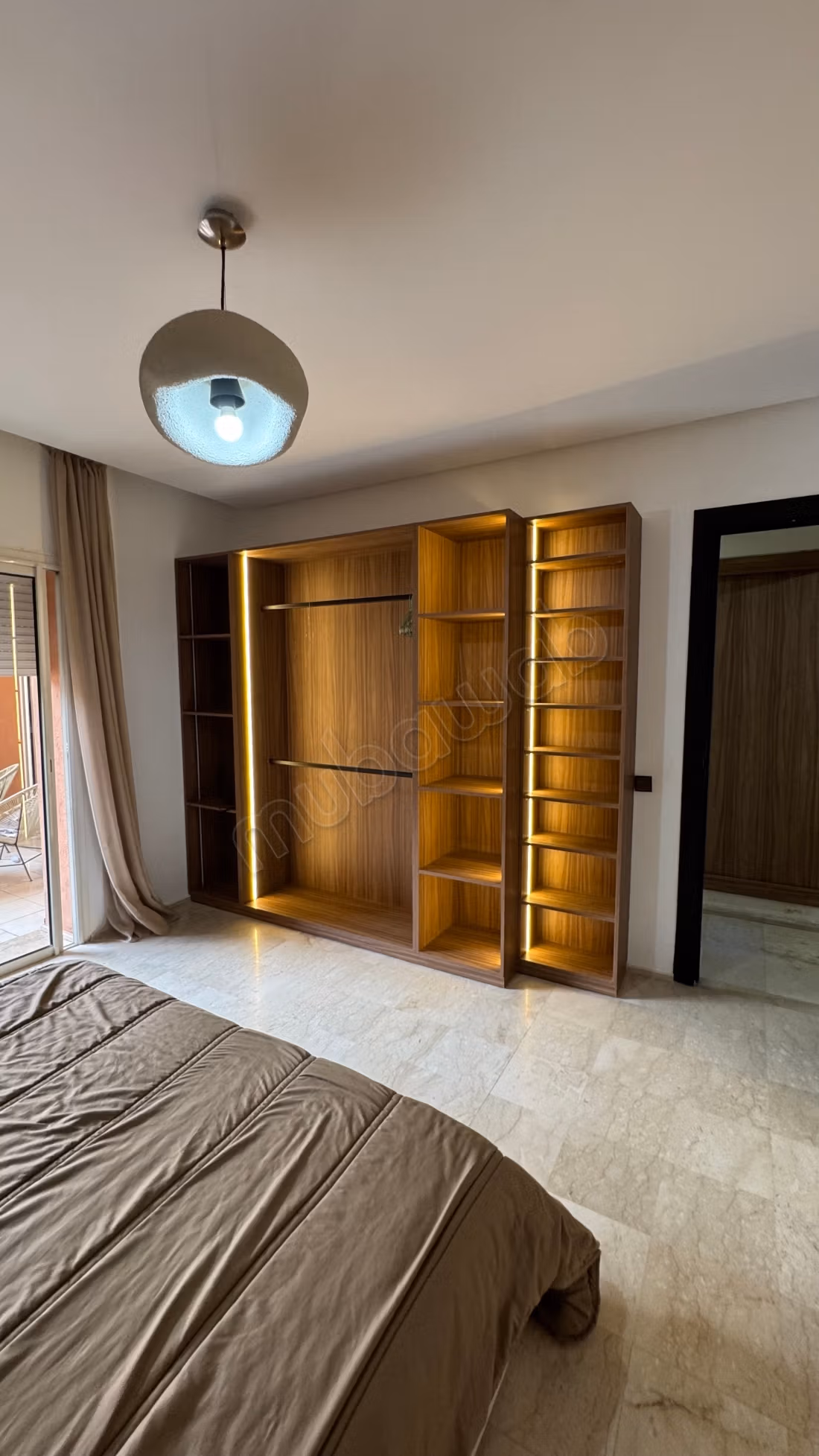 Studio 82 m² newly refurbished, Long-term rental, Guéliz Station