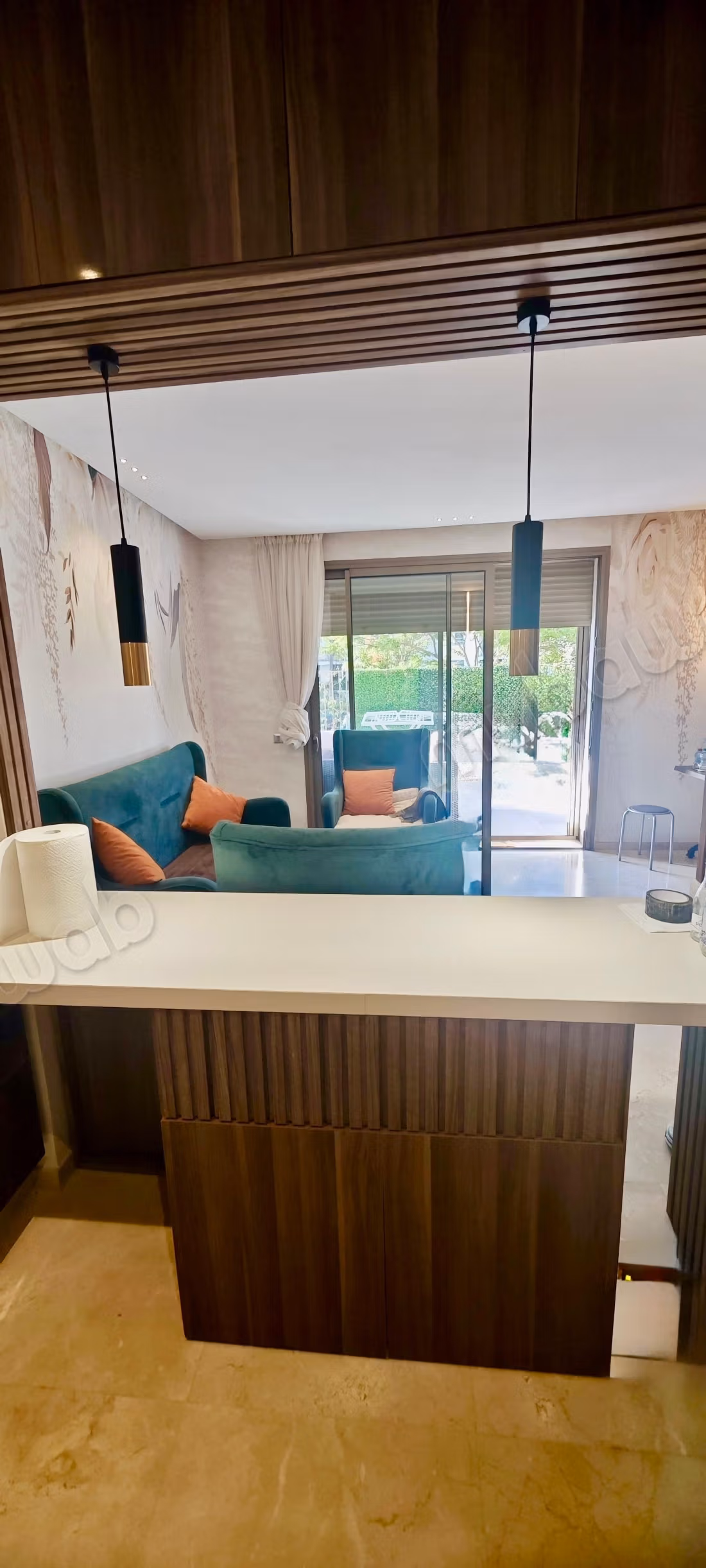 Rez de jardin meublé à louer L'Orangeraie,
Souissi