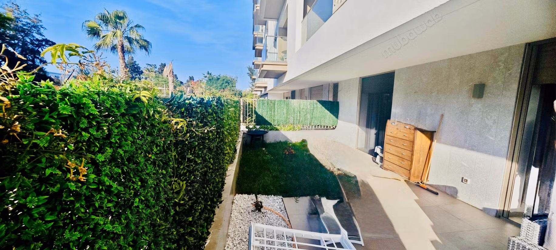 Rez de jardin meublé à louer L'Orangeraie,
Souissi