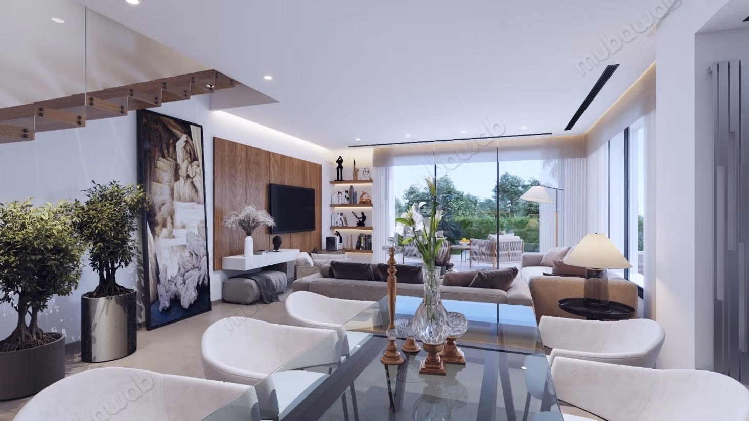 Villa AZUR, contemporary recently completed