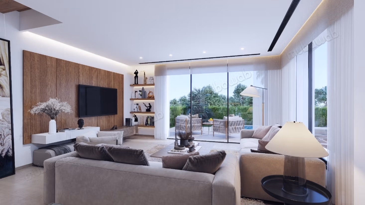 Villa AZUR, contemporary recently completed