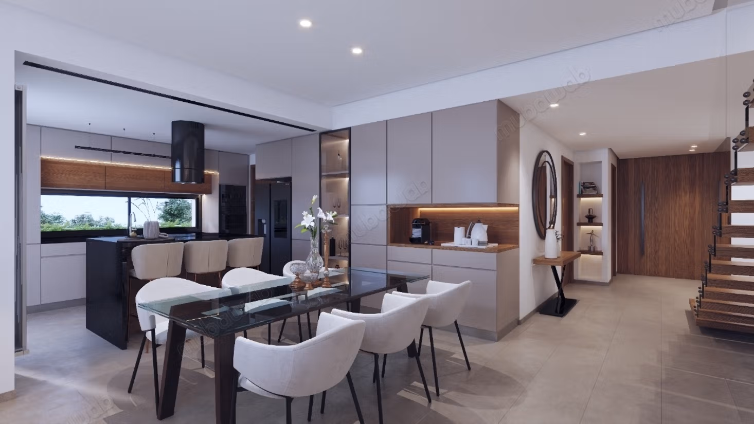 Villa AZUR, contemporary recently completed