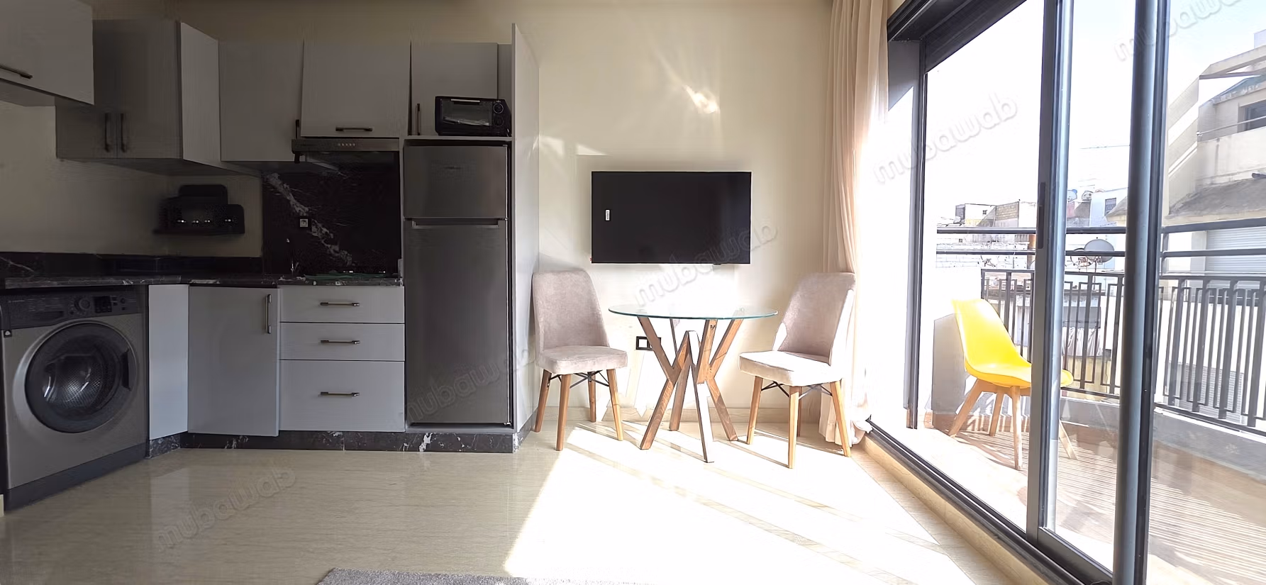 Nieuwe gemeubileerde studio 4e verdieping Terrace 46m2 Maarif