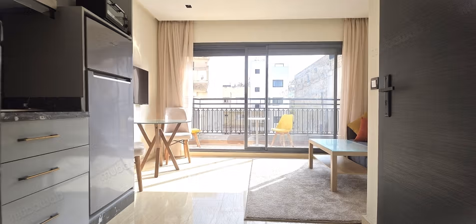 Studio Neuf Meublé 4è étg Terrasse 46m2 
Maarif