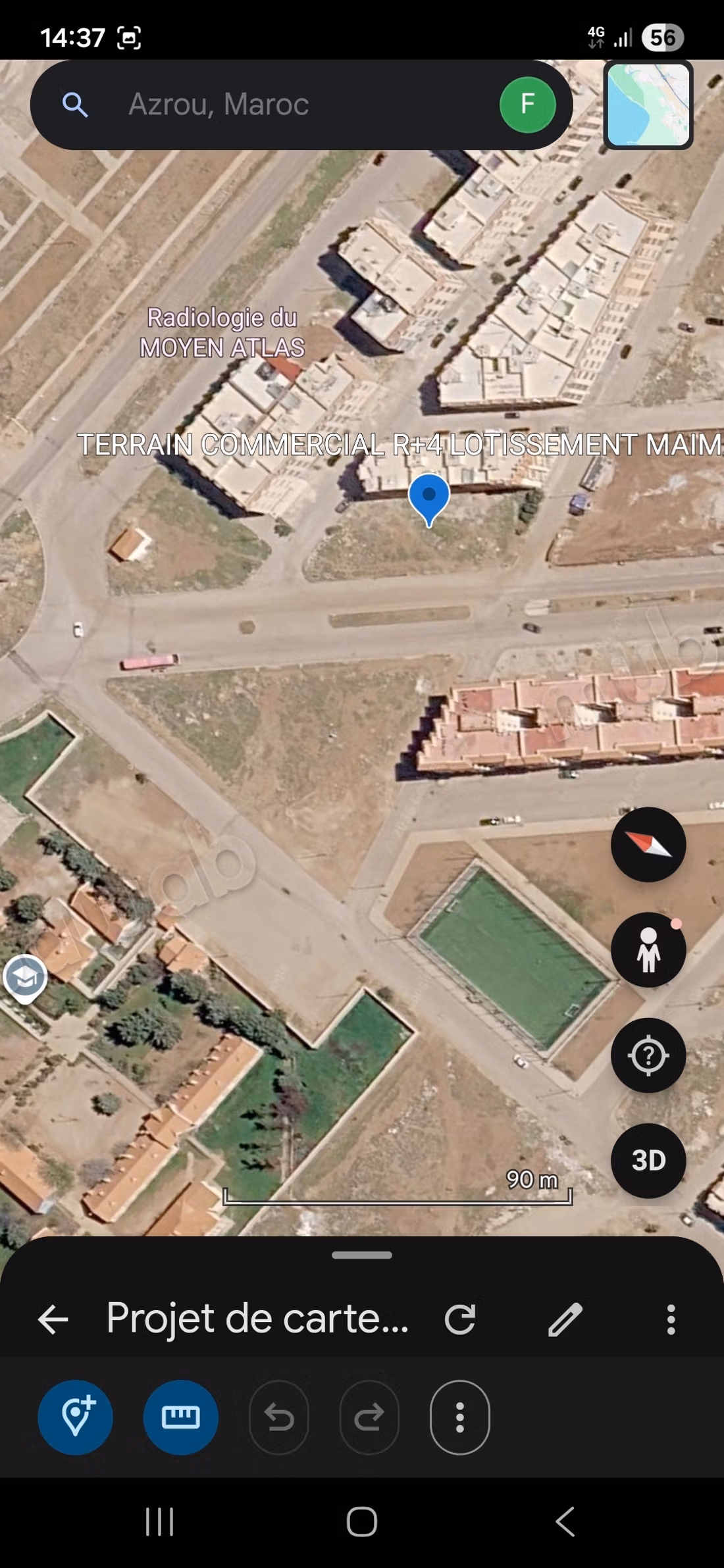 Terrain commercial r4 lotissement mamaidi 1