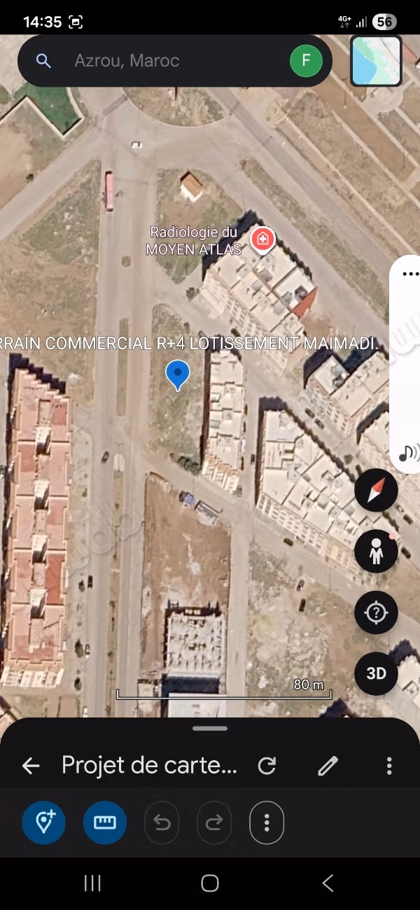 Terrain commercial r4 lotissement mamaidi 1