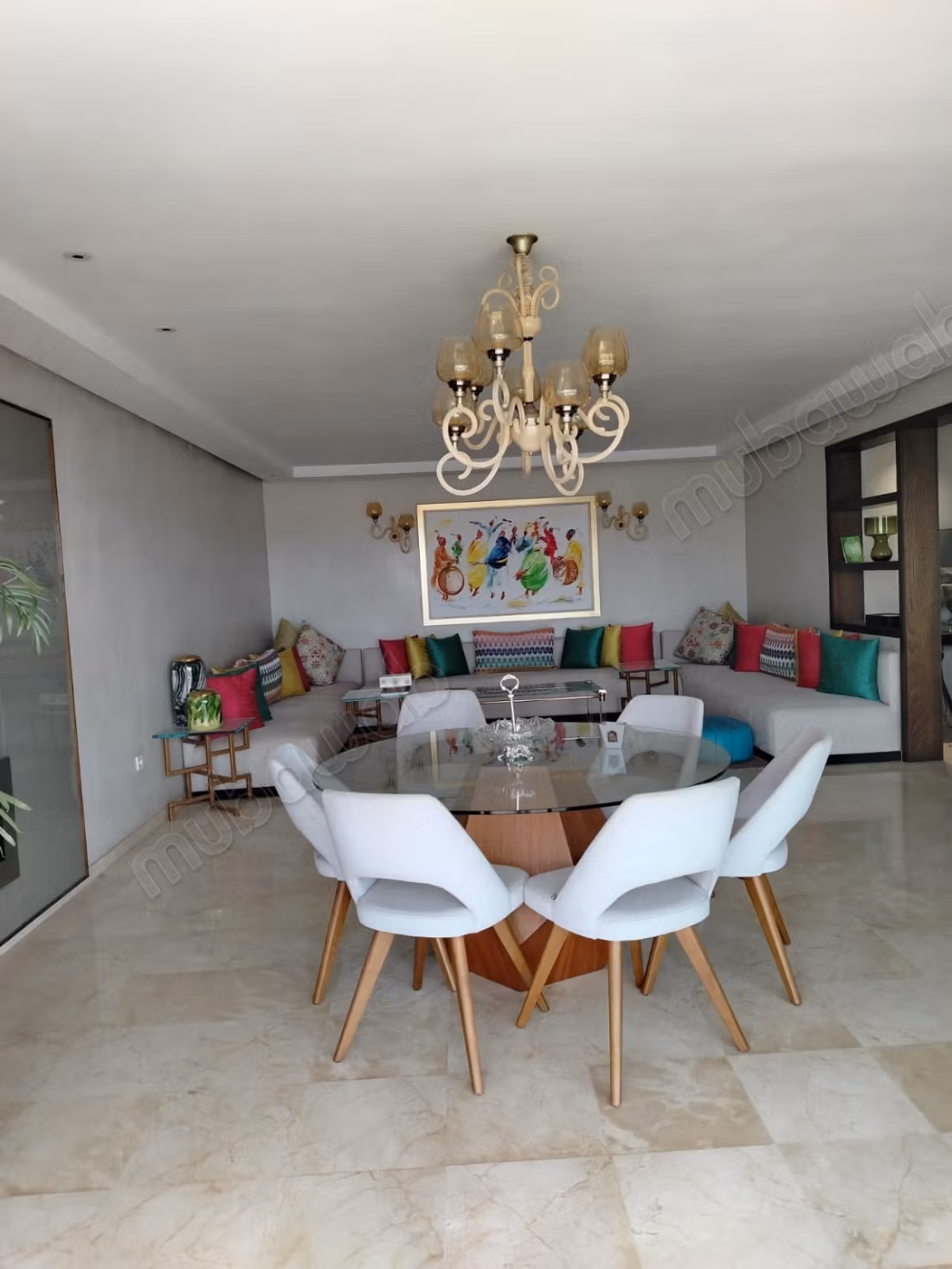 Appart a la location a ain Diab 
extension 17500dh