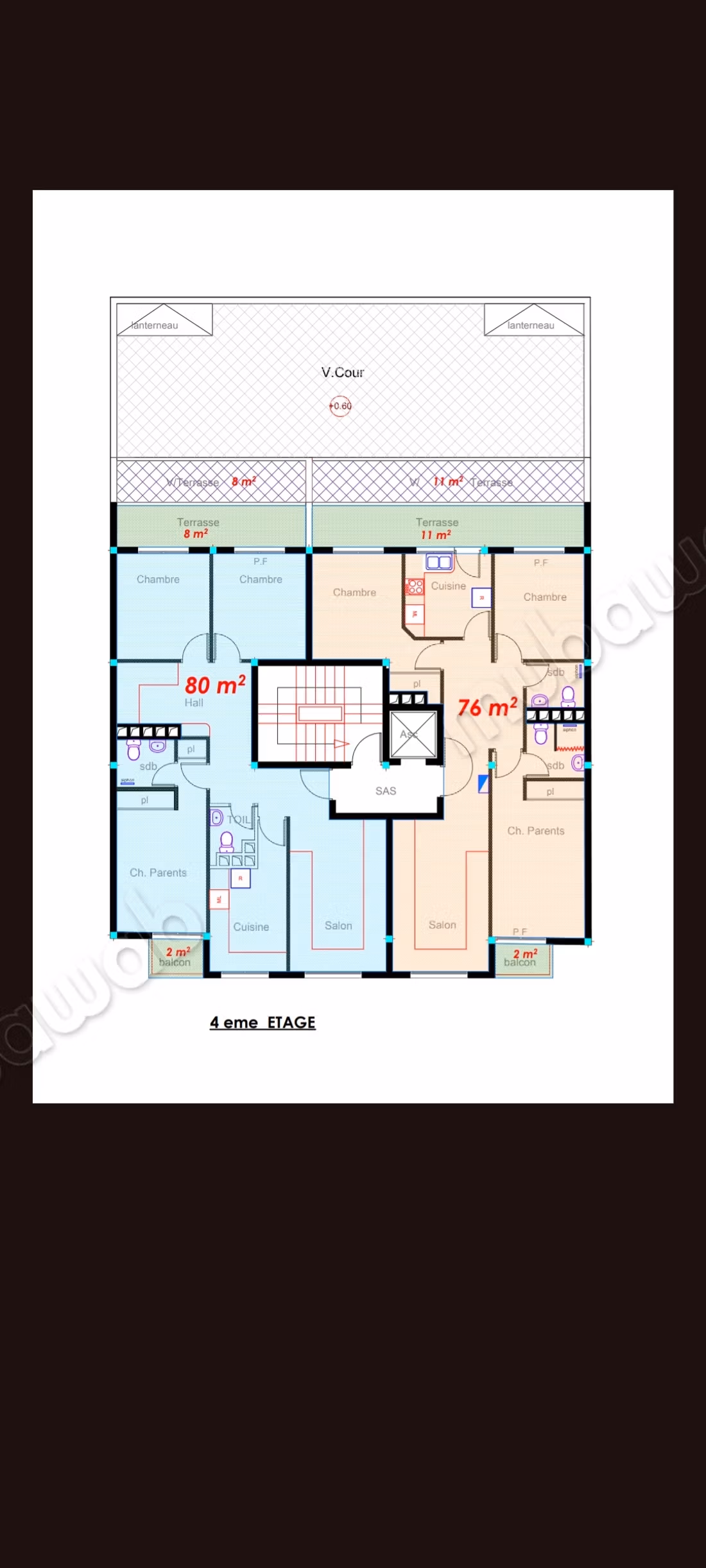 Appartement 89 m² à Sidi Abdellah — 2