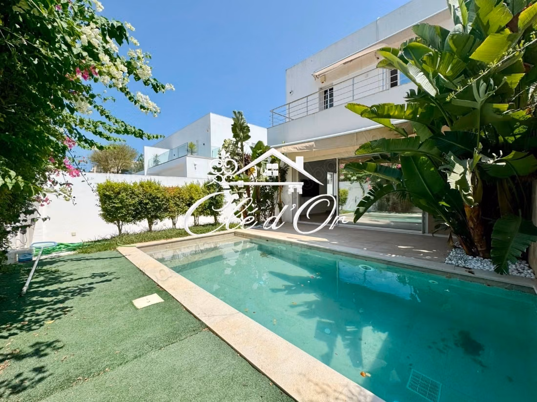 Villa in affitto con piscina a Gammarth