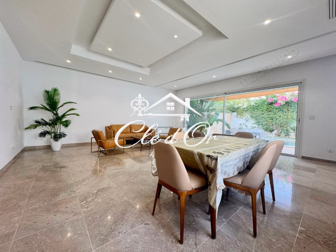 Villa in affitto con piscina a Gammarth