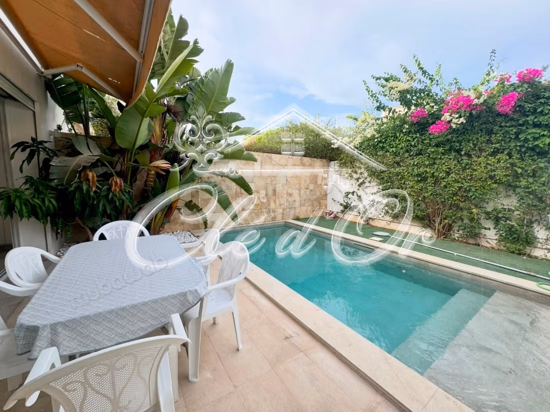 Villa à louer avec piscine à Gammarth