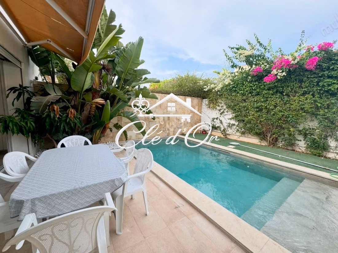 Villa in affitto con piscina a Gammarth
