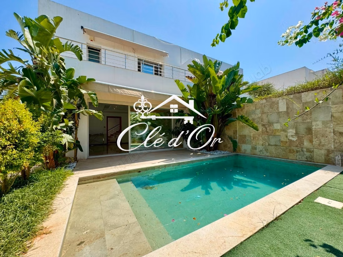 Villa in affitto con piscina a Gammarth