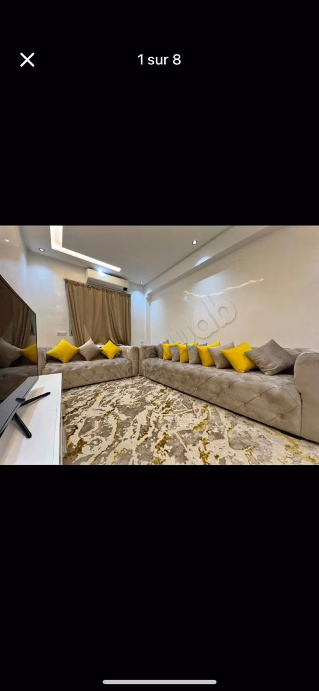 Affitta questo appartamento a Sanaoubar. 2 camere. Arredato