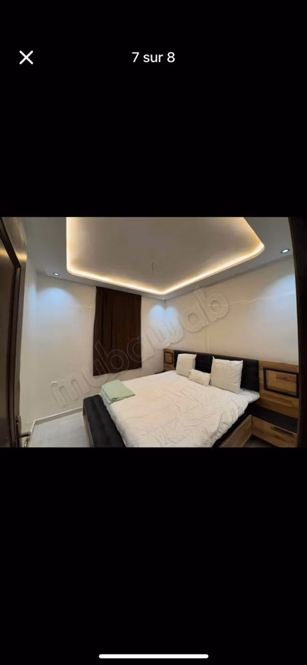 Louez cet appartement à Sanaoubar. 
2 chambres. 
Meublé