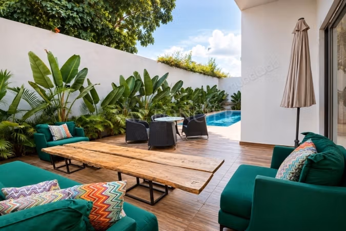 Vente Superbe Villa 4Chambres avec Piscine et Rooftop, Bouskoura
