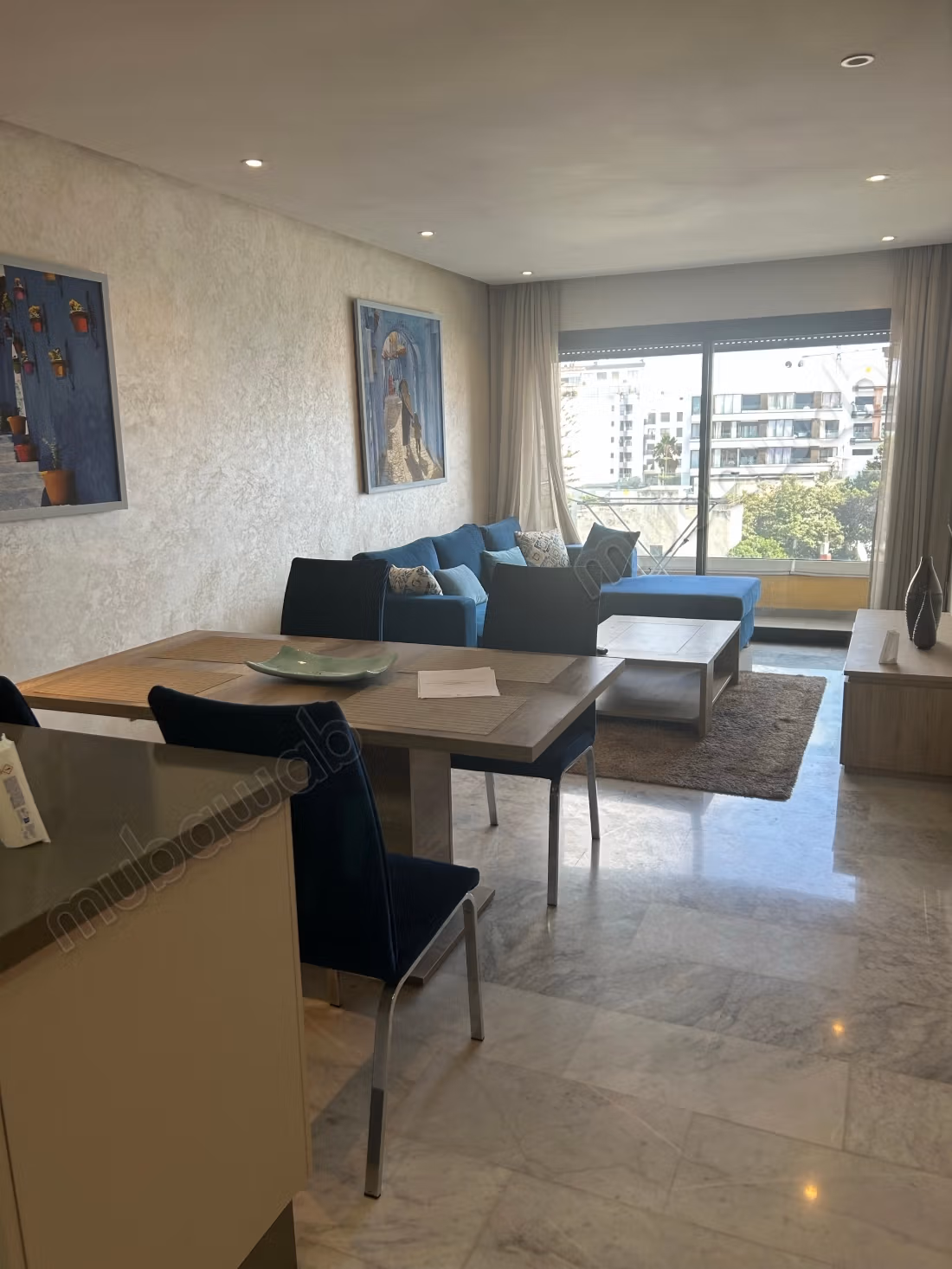 Palm view with unobstructed view high standing furnished Sabin 2ch terrace