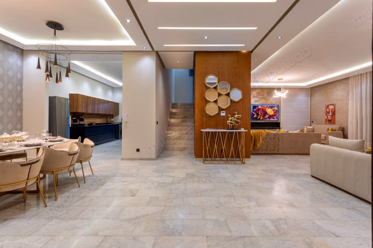 Affitto stagionale villa di lusso in Route de l'Ourika. Superficie 680 m². Salotto marocchino e parabola